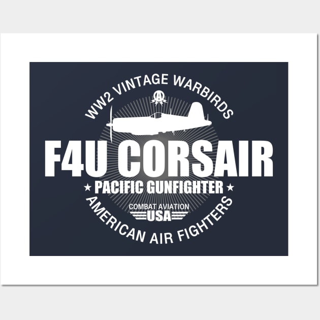 WW2 F-4U Corsair Wall Art by TCP